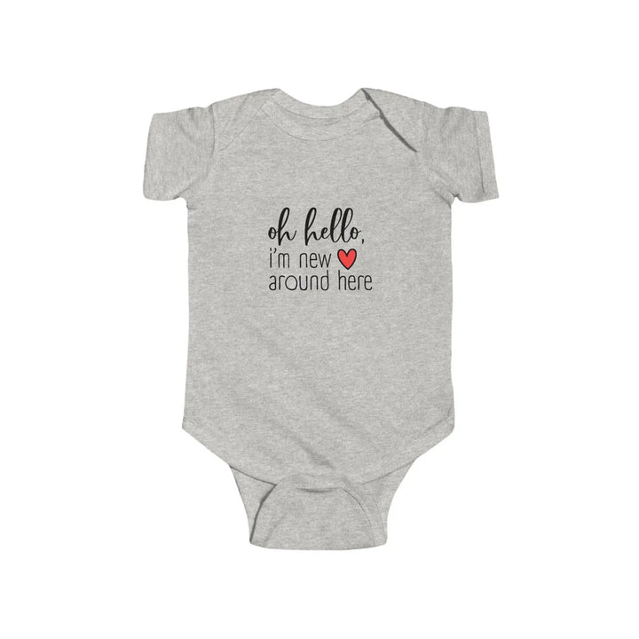 Hilarious Baby Bodysuit Newborn Gift Infant Clothes Shower Outfit First Humor New Parents - Ash / 12M - Kids clothes