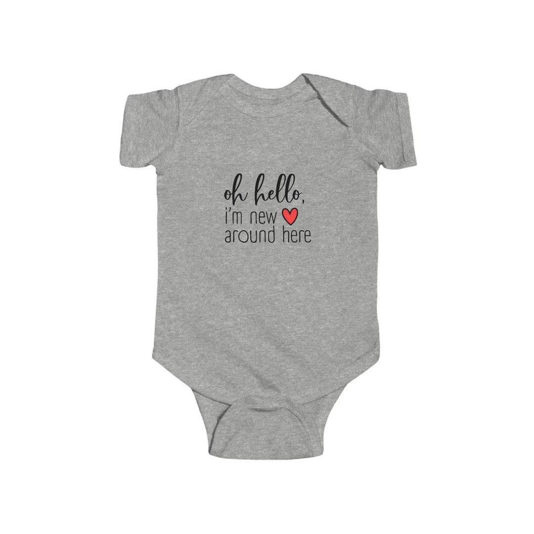 Hilarious Baby Bodysuit Newborn Gift Infant Clothes Shower Outfit First Humor New Parents - Heather / NB (0-3M) - Kids