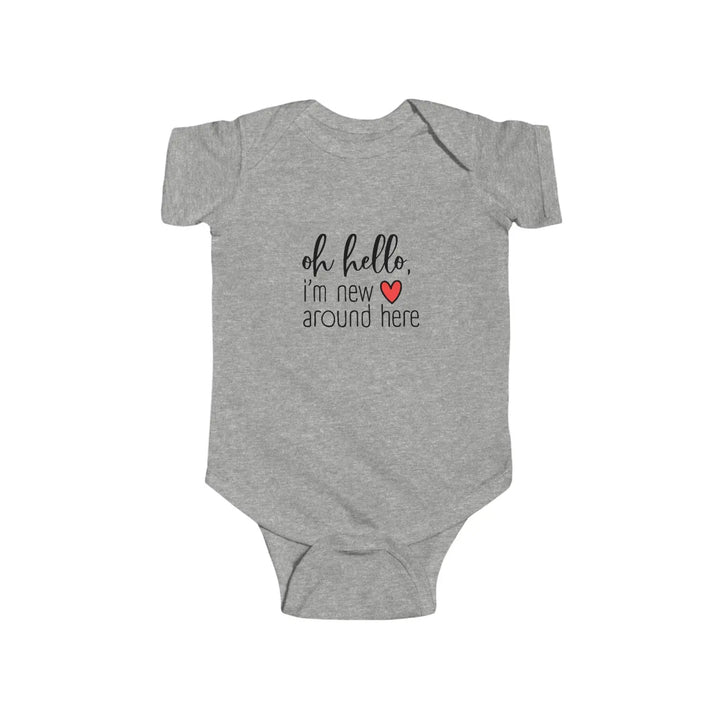 Hilarious Baby Bodysuit Newborn Gift Infant Clothes Shower Outfit First Humor New Parents - Heather / NB (0-3M) - Kids