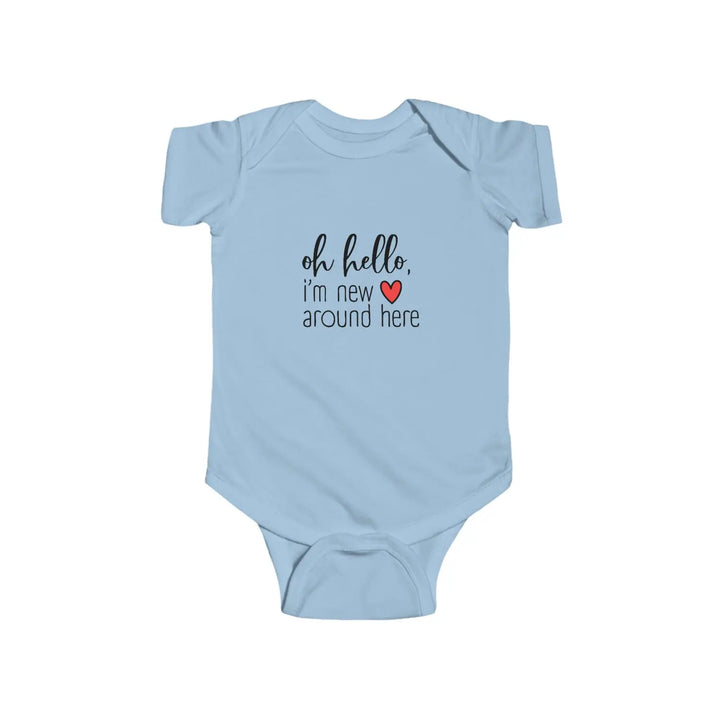 Hilarious Baby Bodysuit Newborn Gift Infant Clothes Shower Outfit First Humor New Parents - Light Blue / NB (0-3M)
