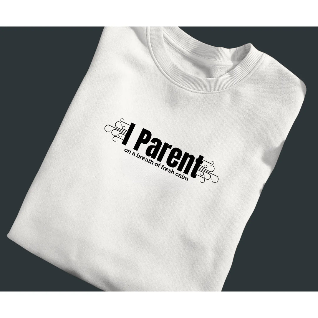I Parent Fleece Crewneck Sweatshirt Hilarious Cozy Gift Warm Casual Wear Ideal for Family Gatherings Thoughtful