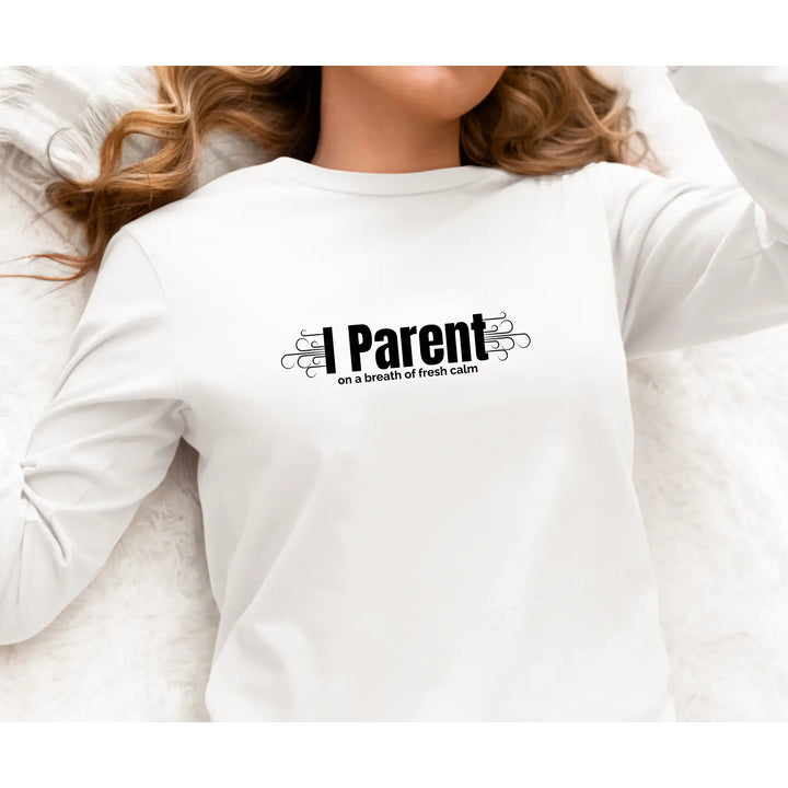 I Parent Fleece Crewneck Sweatshirt Hilarious Cozy Gift Warm Casual Wear Ideal for Family Gatherings Thoughtful