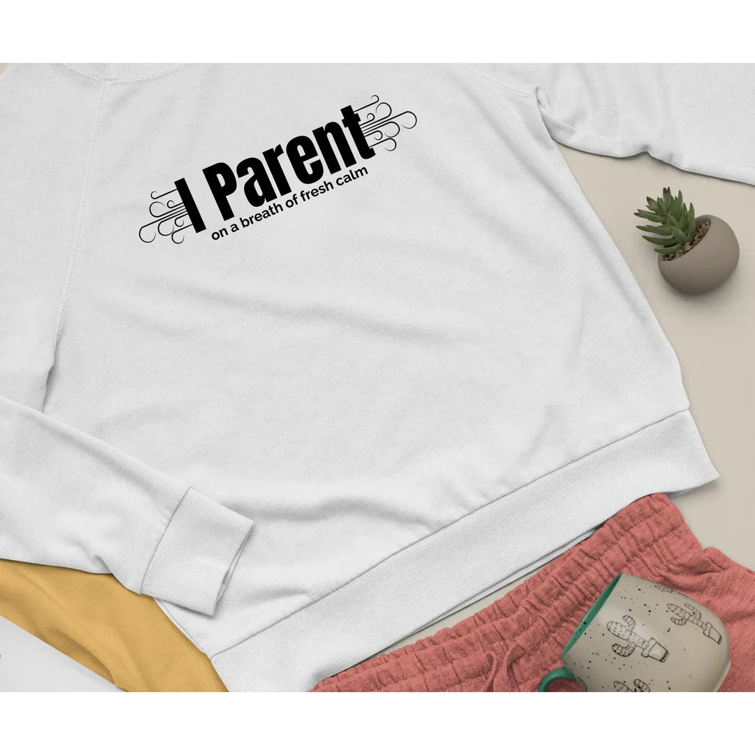 I Parent Fleece Crewneck Sweatshirt Hilarious Cozy Gift Warm Casual Wear Ideal for Family Gatherings Thoughtful