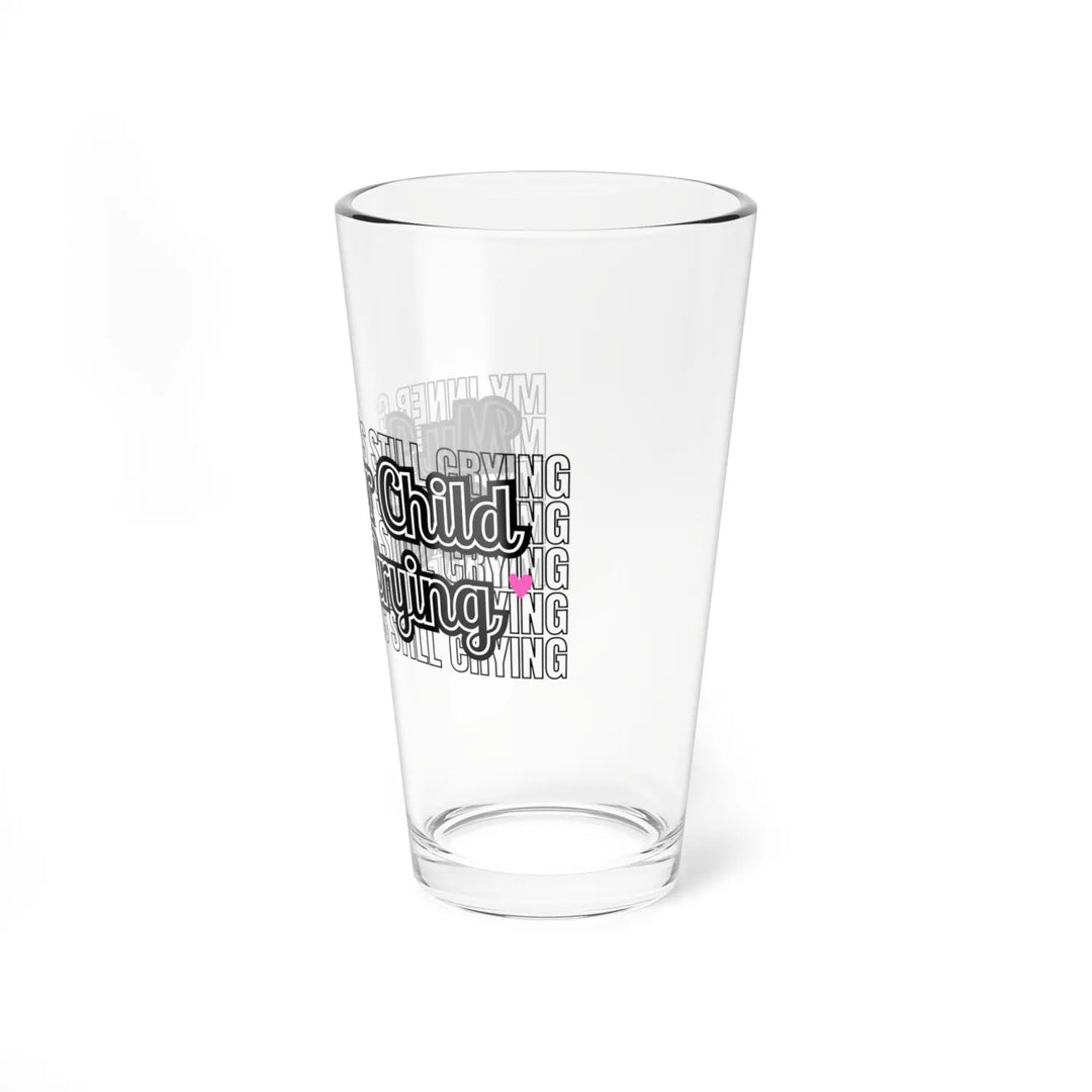 Inner Child PintGlass Hilarious Mixing Glass Fun Gift Cocktail Lovers Unique Barware Nostalgic Decor Humor Self-Care