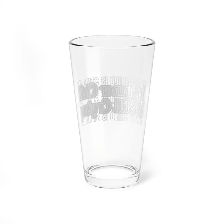 Inner Child PintGlass Hilarious Mixing Glass Fun Gift Cocktail Lovers Unique Barware Nostalgic Decor Humor Self-Care