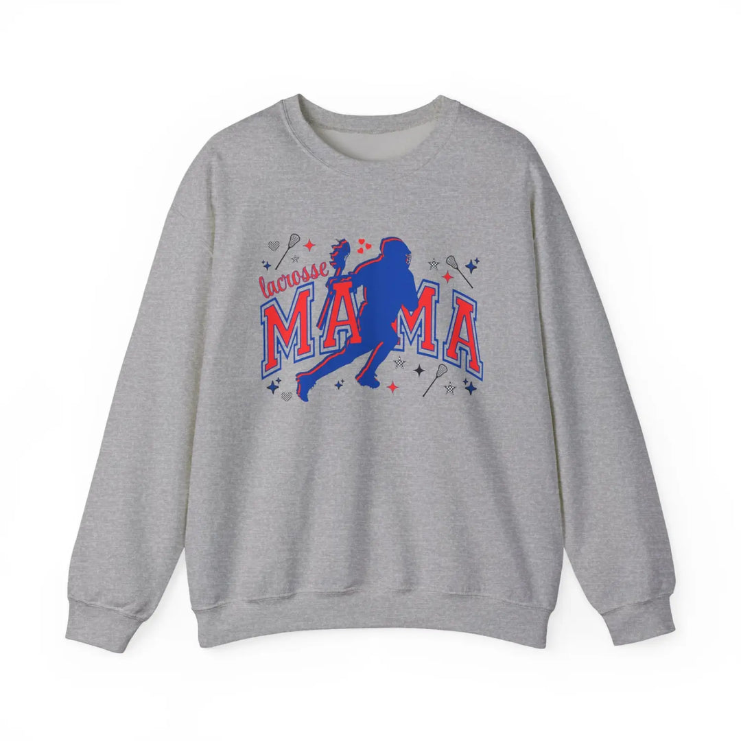 Lacrosse Mama Sweatshirt Unisex Crewneck Sports Apparel Gift for Athletic Moms Casual Wear Team Spirit Clothing Sport