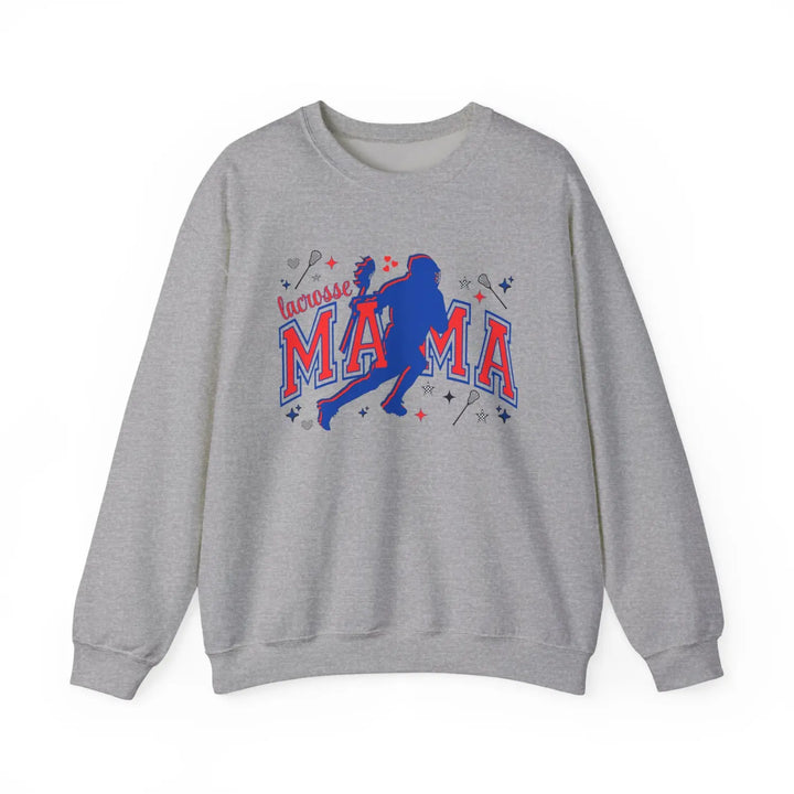 Lacrosse Mama Sweatshirt Unisex Crewneck Sports Apparel Gift for Athletic Moms Casual Wear Team Spirit Clothing Sport