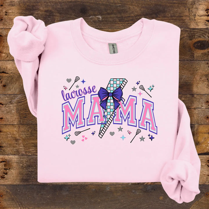 Lacrosse Mom Game Day Sweatshirt Girls Sweater for Sports Moms Proud Gifts Wear Cheer Holidays
