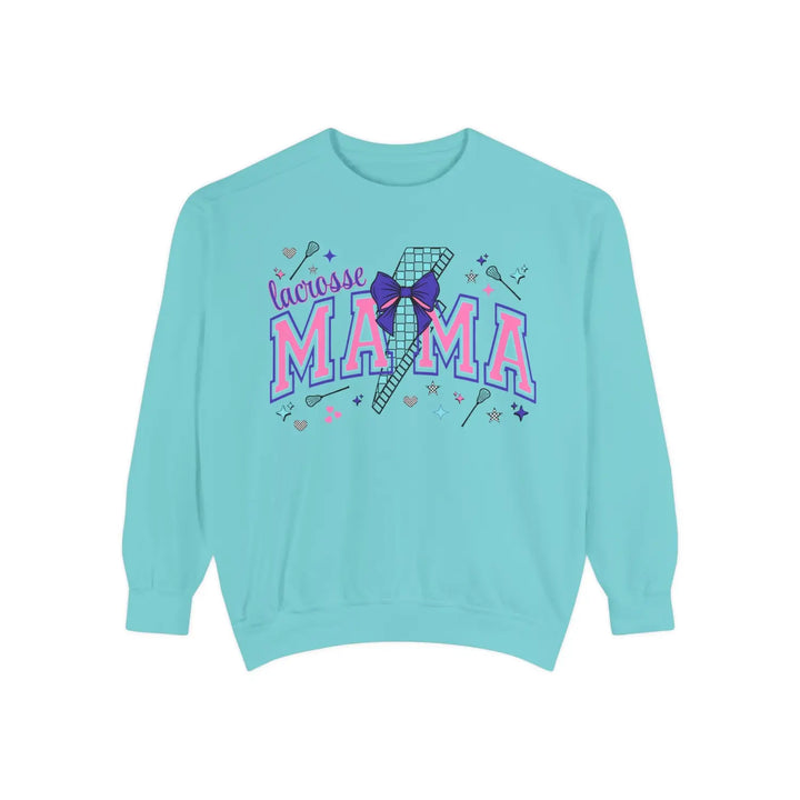 Lacrosse Mom Game Day Sweatshirt Girls Sweater for Sports Moms Proud Gifts Wear Cheer Holidays Chalky Mint / S
