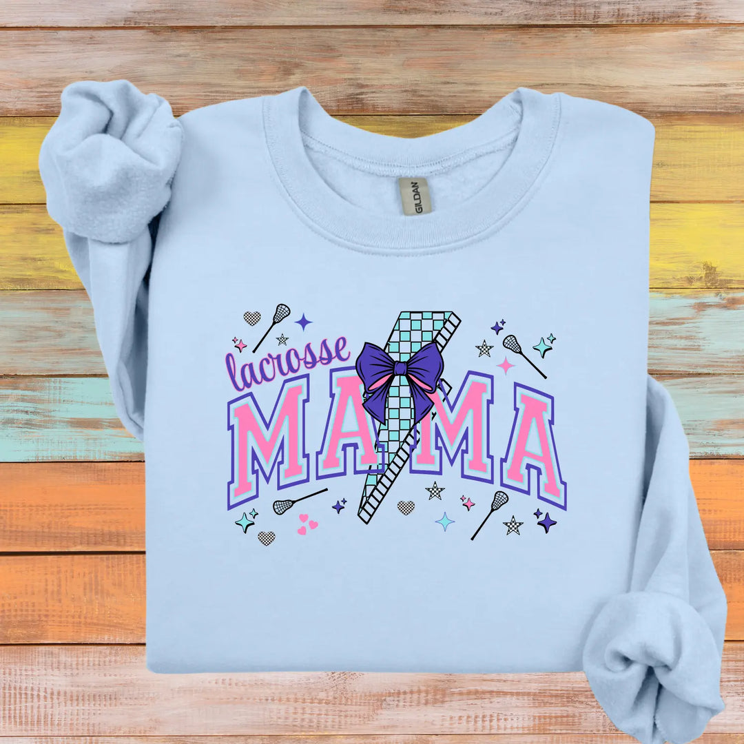 Lacrosse Mom Game Day Sweatshirt Girls Sweater for Sports Moms Proud Gifts Wear Cheer Holidays