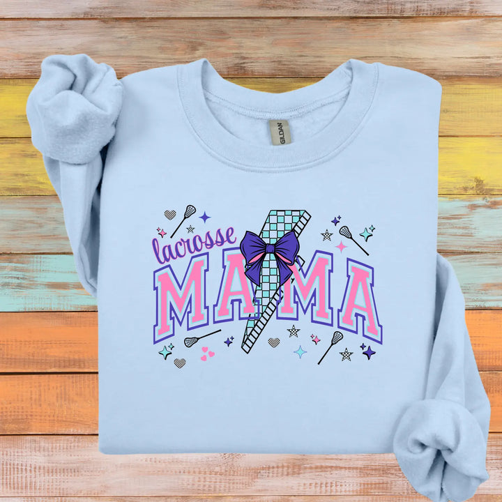 Lacrosse Mom Game Day Sweatshirt Girls Sweater for Sports Moms Proud Gifts Wear Cheer Holidays