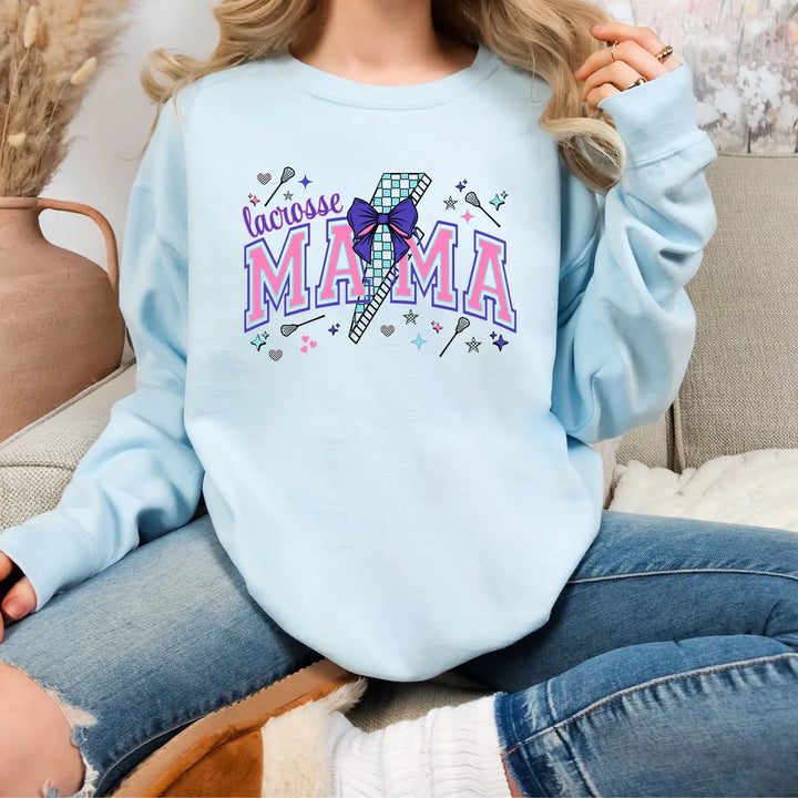 Lacrosse Mom Game Day Sweatshirt Girls Sweater for Sports Moms Proud Gifts Wear Cheer Holidays