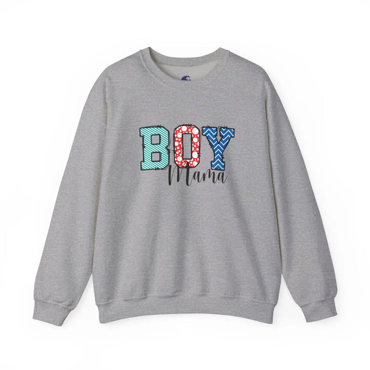 Mamas Boy Sweatshirt for Women Cozy Stylish Moms Little Man Sweater Gift Mom Mothers Day Baby Shower Proud Mommy
