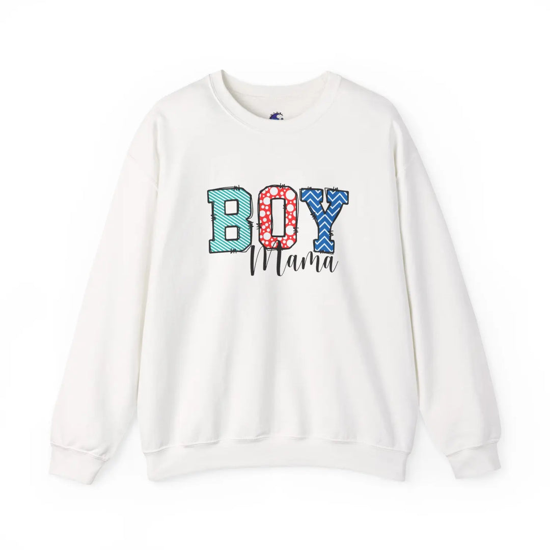 Mamas Boy Sweatshirt for Women Cozy Stylish Moms Little Man Sweater Gift Mom Mothers Day Baby Shower Proud Mommy