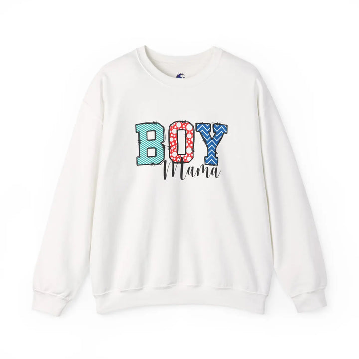 Mamas Boy Sweatshirt for Women Cozy Stylish Moms Little Man Sweater Gift Mom Mothers Day Baby Shower Proud Mommy