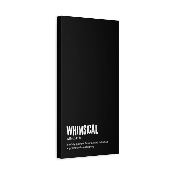 Whimsical Matte Canvas Wall Art - Playful Home Decor - 10’’ x 20’’ (Vertical) / 1.25’’