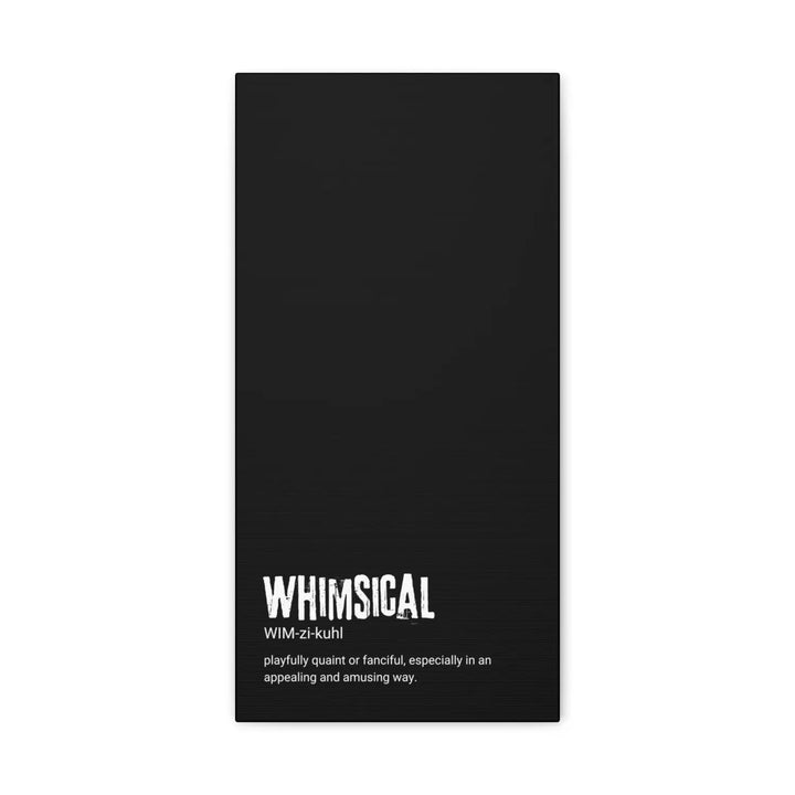 Whimsical Matte Canvas Wall Art - Playful Home Decor - 10’’ x 20’’ (Vertical) / 1.25’’