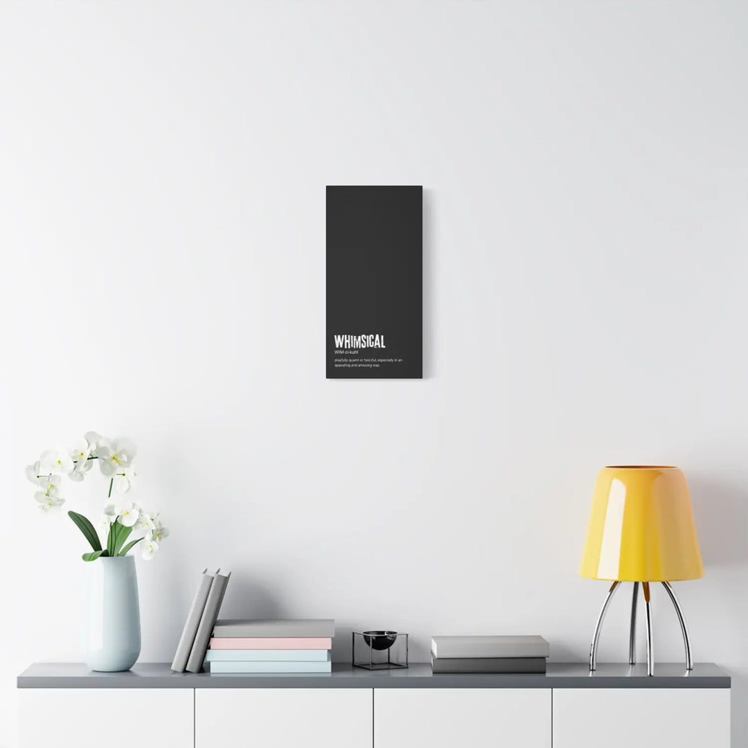 Whimsical Matte Canvas Wall Art - Playful Home Decor - 10’’ x 20’’ (Vertical) / 1.25’’