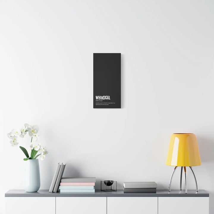 Whimsical Matte Canvas Wall Art - Playful Home Decor - 10’’ x 20’’ (Vertical) / 1.25’’