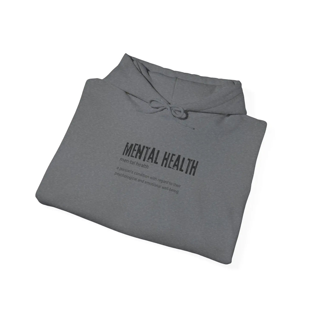 Mental Health Awareness Hoodie Cozy Unisex Sweatshirt Comfort for Wellness Gifts Friends Self-Care Apparel