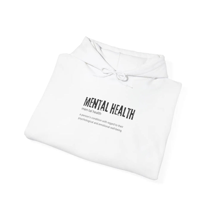 Mental Health Awareness Hoodie Cozy Unisex Sweatshirt Comfort for Wellness Gifts Friends Self-Care Apparel