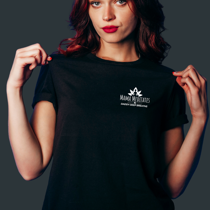 Mindful Meditation T-Shirt for Moms Yoga Gift Unisex Tee Self-Care Apparel - Relaxation Wear Inspirational Top