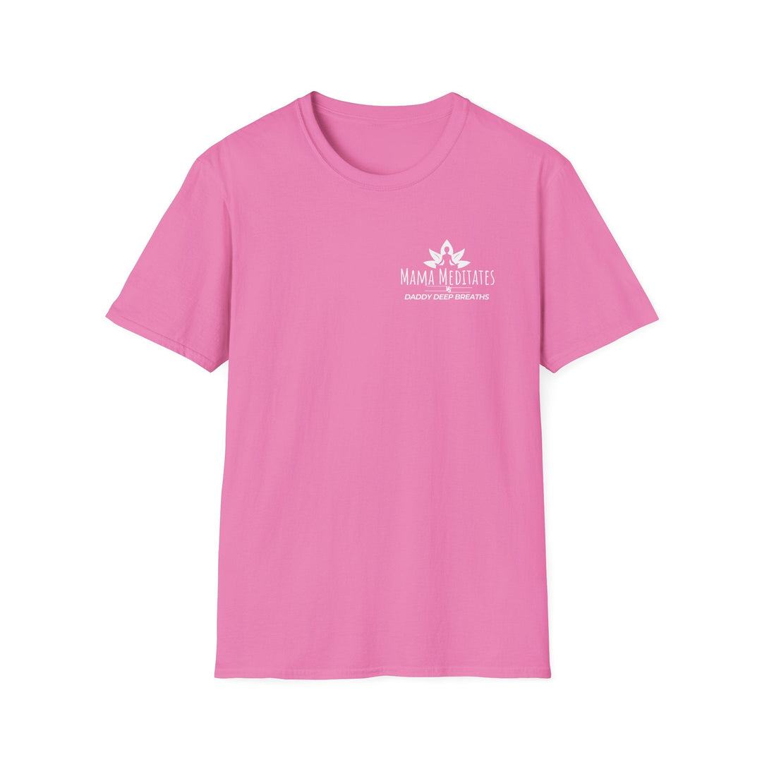 Mindful Meditation T-Shirt for Moms Yoga Gift Unisex Tee Self-Care Apparel - Relaxation Wear Inspirational Top - Azalea
