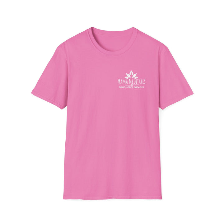 Mindful Meditation T-Shirt for Moms Yoga Gift Unisex Tee Self-Care Apparel - Relaxation Wear Inspirational Top - Azalea