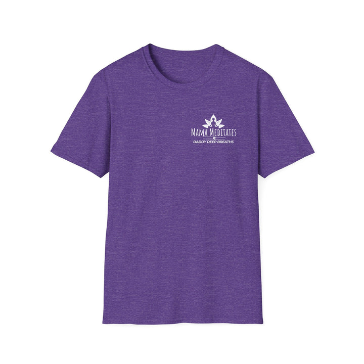 Mindful Meditation T-Shirt for Moms Yoga Gift Unisex Tee Self-Care Apparel - Relaxation Wear Inspirational Top