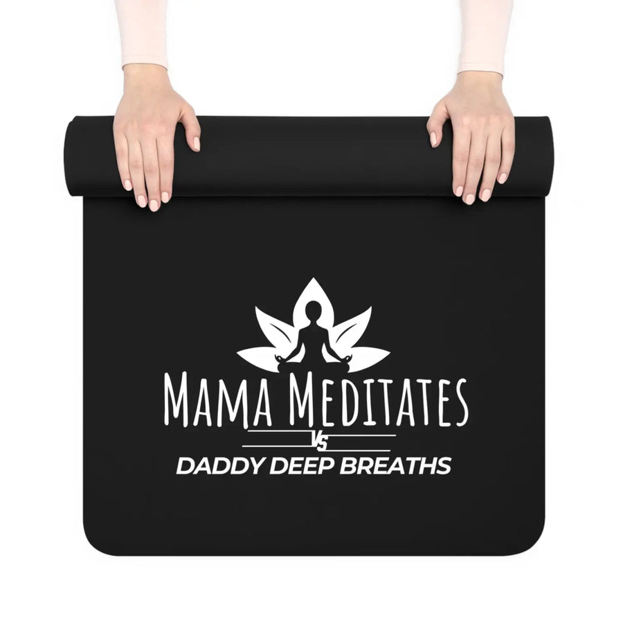 Mindful Moments Yoga Mat - Perfect for Meditation Fitness and Home Workouts | Great Gift Lovers Wellness Journeys