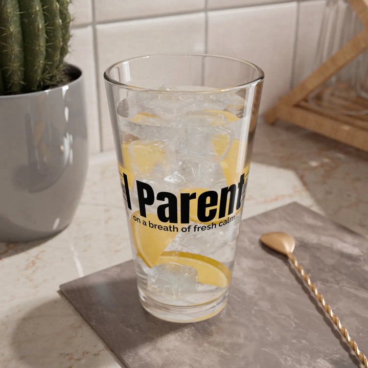 Mixing Glass for Parents 16oz Beverage Funny Parent Gift Barware Home Decor Life - Mug