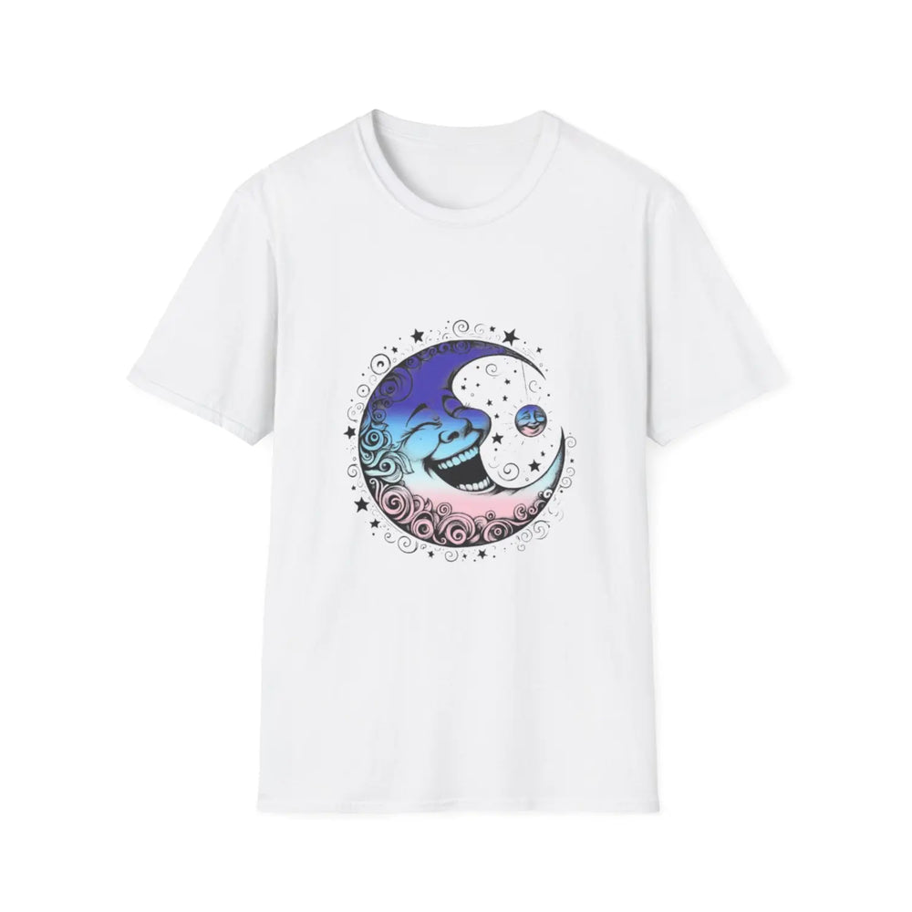 Moonlit Dreams Unisex Cosmic Tee | Celestial Stargazer Astrology Shirt for Night Sky Enthusiasts - XS / White - T-Shirt
