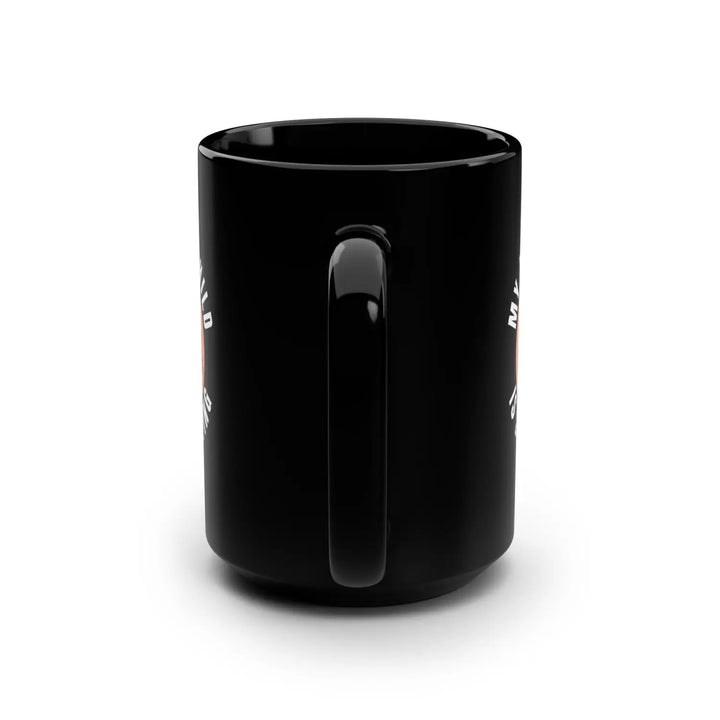 My Inner Child Is Still Crying Coffee Mug 15oz Black for Self-Care Unique Gift Adults Humor Mental Health Awareness