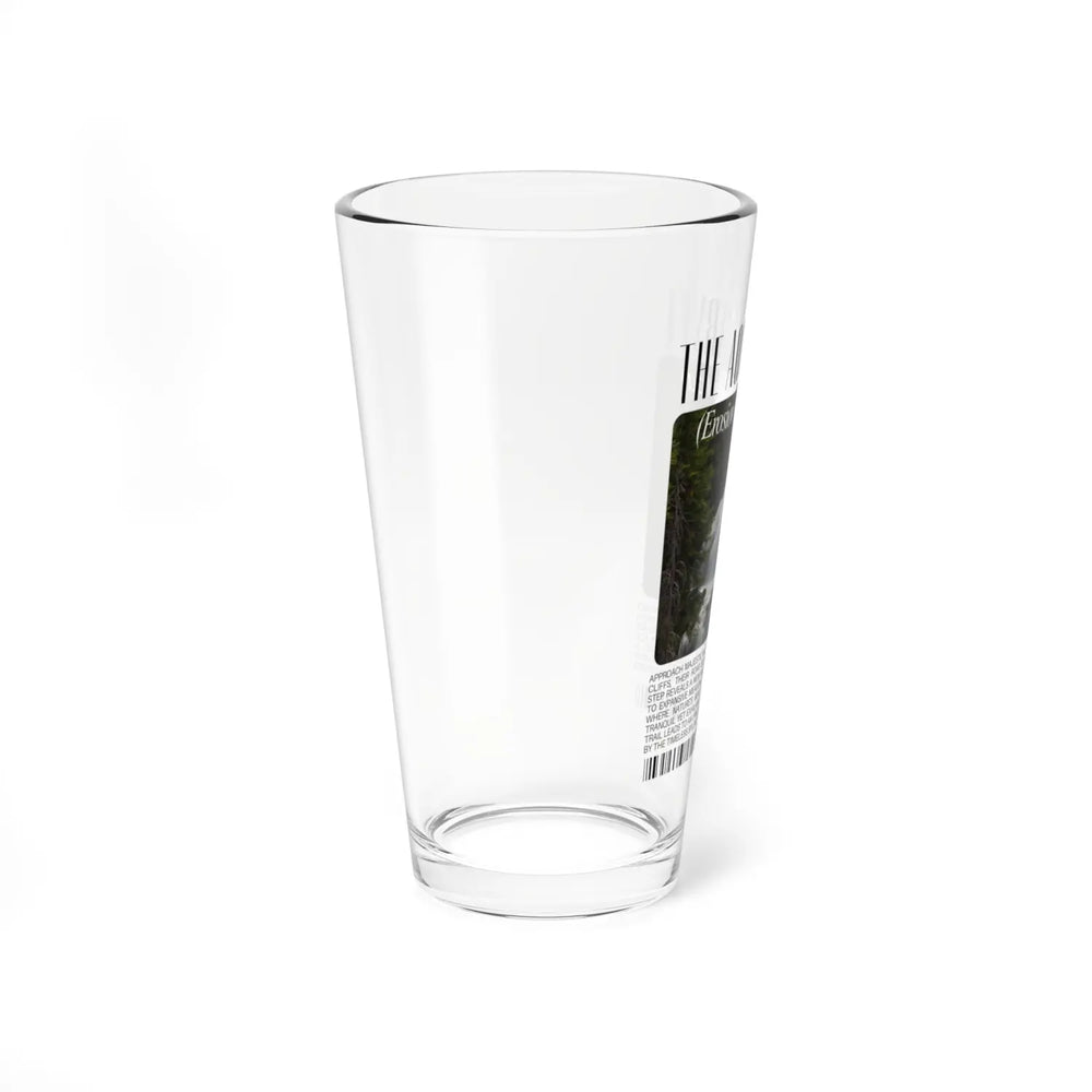 Nature’s Masterpiece 16oz Mixing Glass – Scenic Yellowstone Design Beer and Cocktail Pint for Hikers Campers & Nature