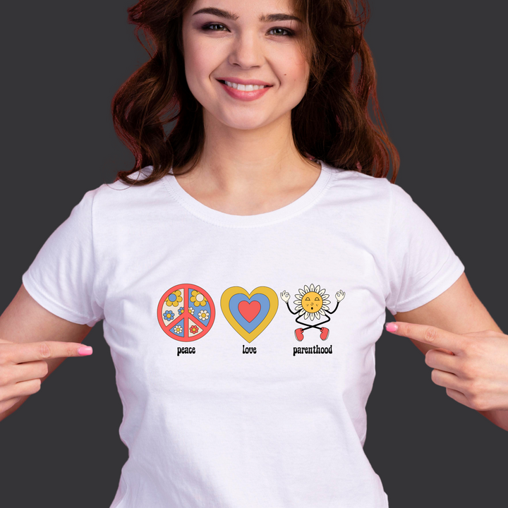 Peace Love and Parenthood T-Shirt