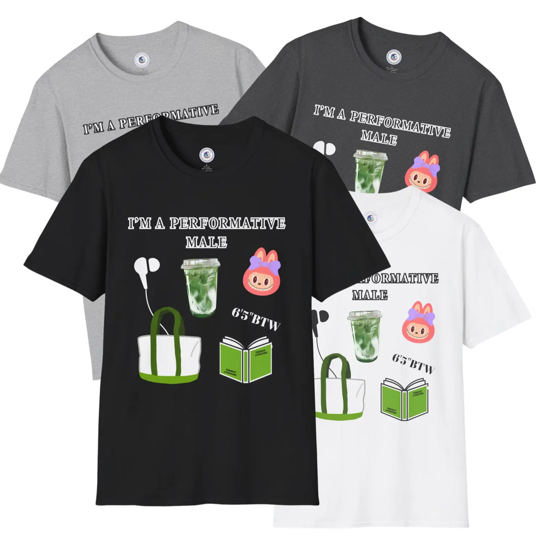 Performative Male Tee — Humorous Dad Shirt for Everyday Style & Gifting - T-Shirt