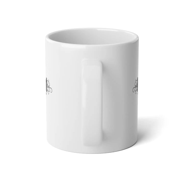 Personalized Parent Jumbo Mug 20oz Funny Coffee Cup Gift for Mom or Dad Tea New Essential Humor - White