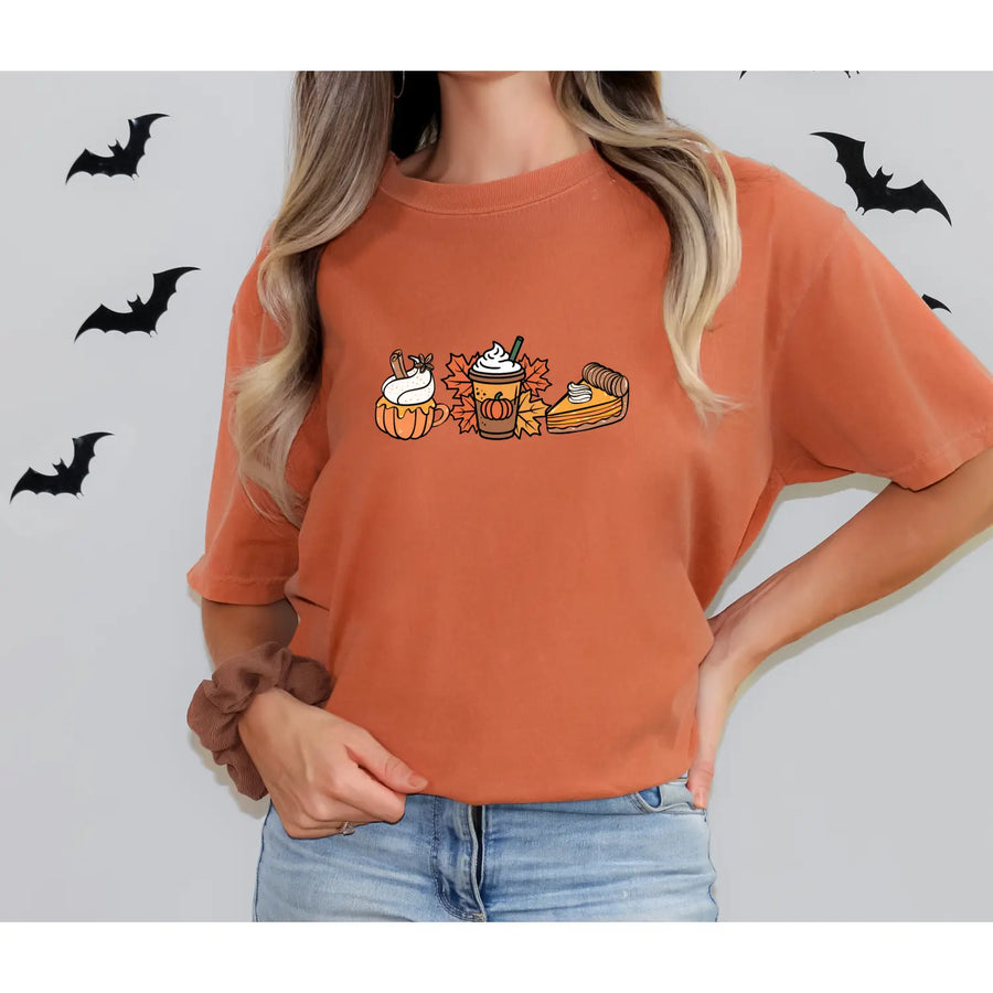 Pumpkin Spice T Shirt A Girl Who Loves Fall Tee Thanksgiving Top Cozy Unisex Autumn