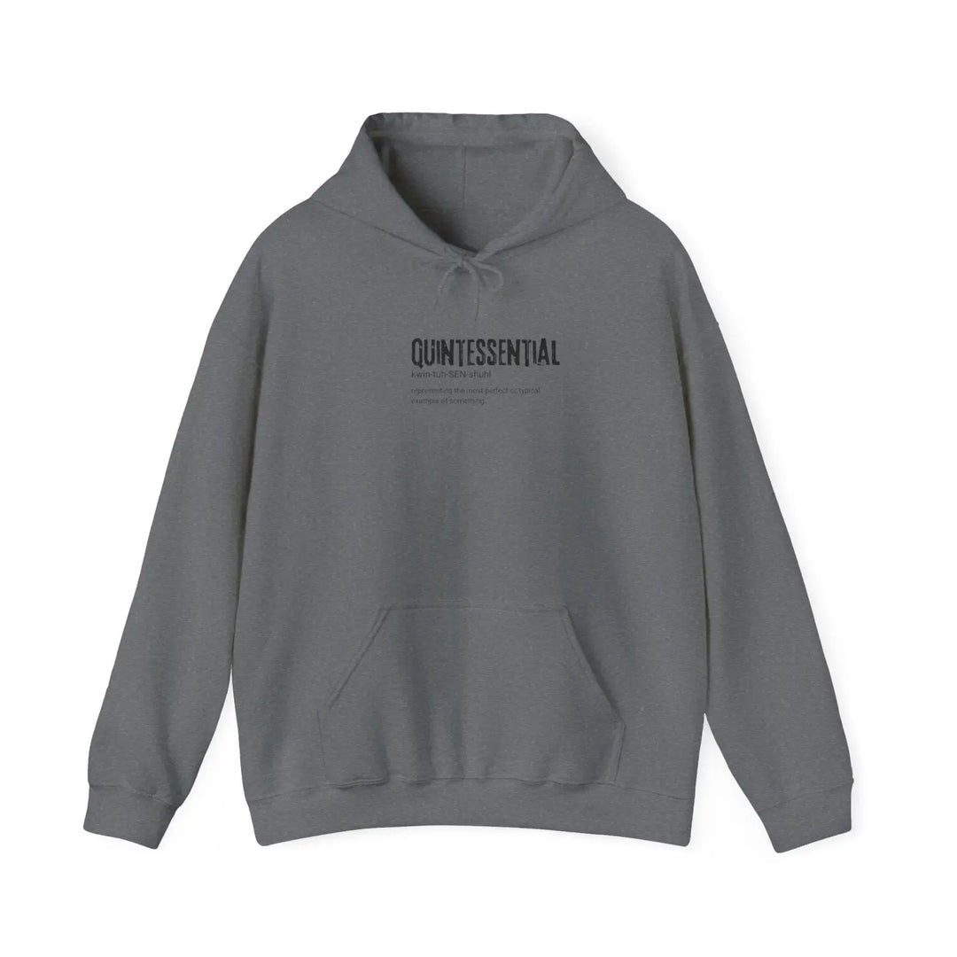 Quintessential Unisex Heavy Blend™ Hooded Sweatshirt – Cozy Everyday Hoodie Perfect Gift for Friends - S / Graphite