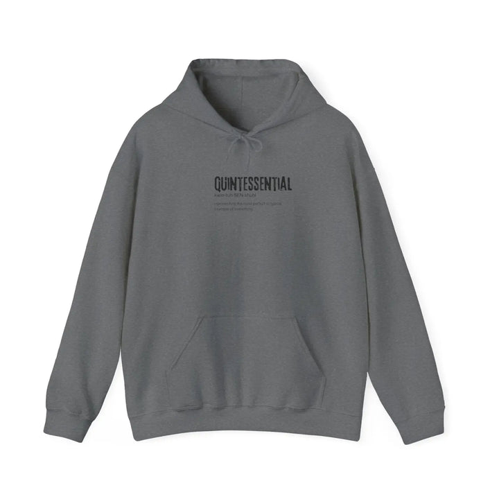 Quintessential Unisex Heavy Blend™ Hooded Sweatshirt – Cozy Everyday Hoodie Perfect Gift for Friends - S / Graphite