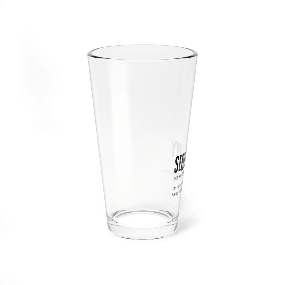 Serendipity Mixing Glass 16oz | Perfect for Cocktails Gift Home Bar Lovers Unique Glassware Cheers to Happiness - Mug