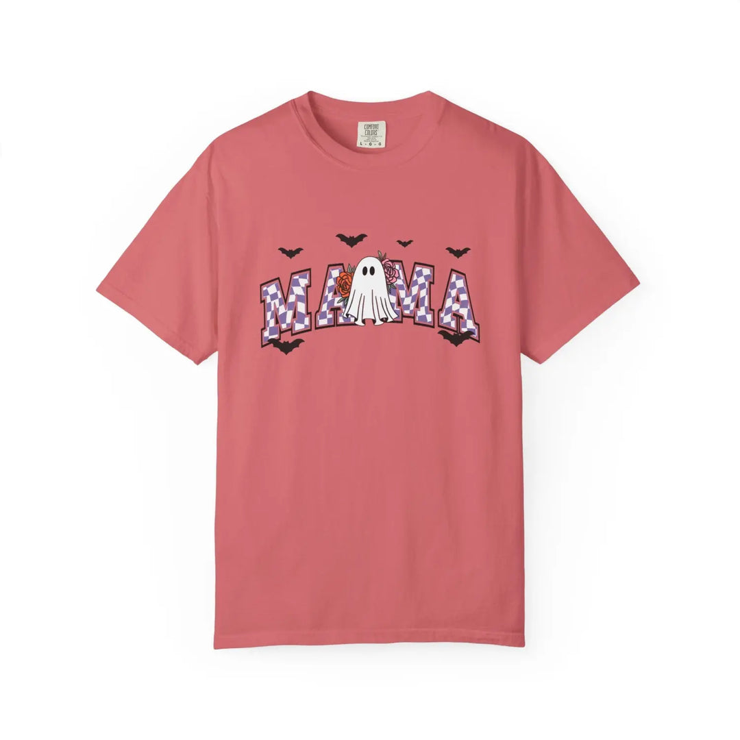 Spooky Ghost Mama T shirt for Halloween Fall Festivities Unisex Graphic Tee Gift Mothers Casual Wear Watermelon / S