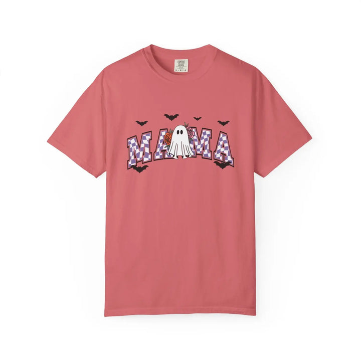 Spooky Ghost Mama T shirt for Halloween Fall Festivities Unisex Graphic Tee Gift Mothers Casual Wear Watermelon / S