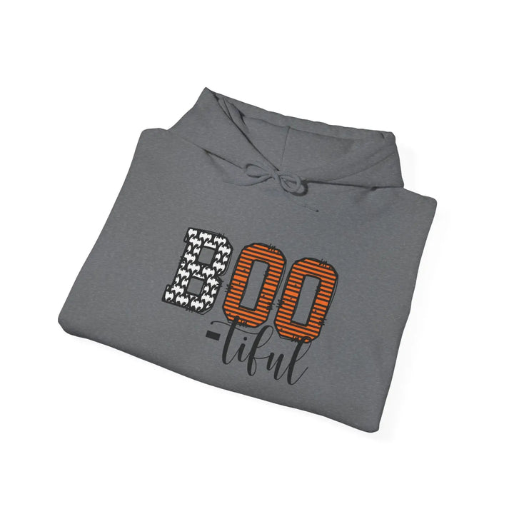 Spooky Season Hooded Sweatshirt - Halloween Apparel Cozy Unisex Cute Trick or Treat Hoodie Fall Fashion Boo