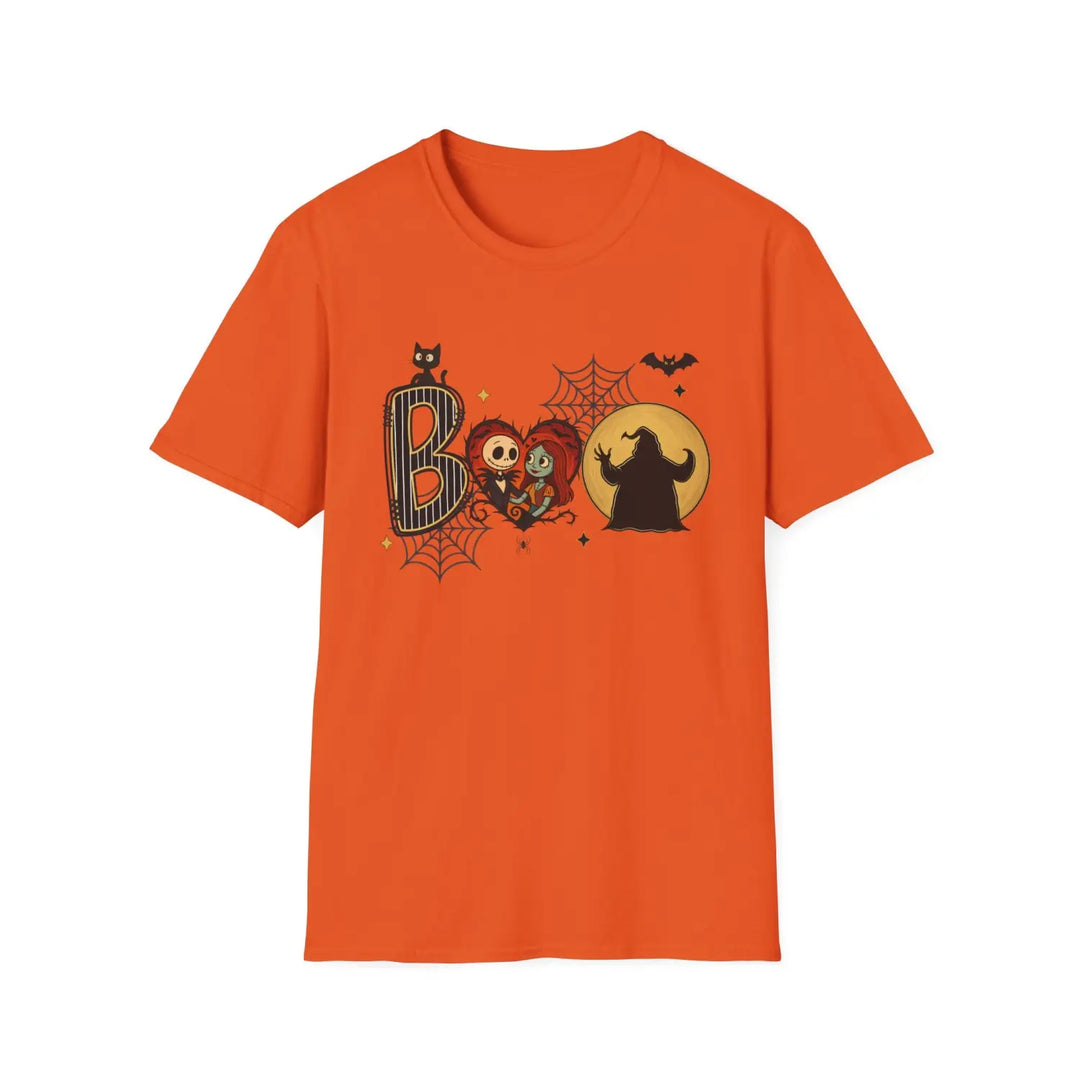 Spooky Season Spirit T Shirt Nightmare Christmas Tee Holiday Hollow Midnight Mischief Top Ghouls & Glee Orange / S