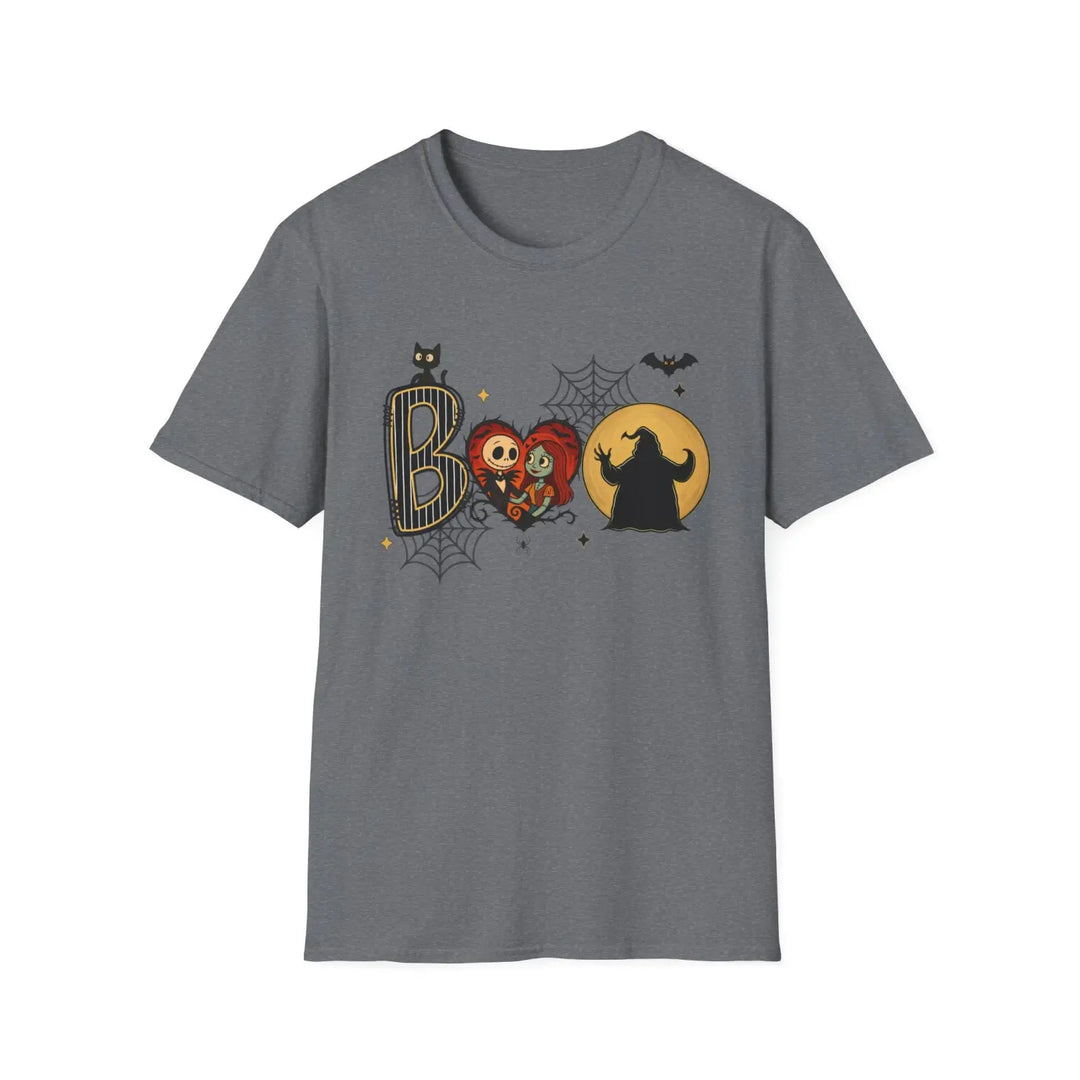 Spooky Season Spirit T Shirt Nightmare Christmas Tee Holiday Hollow Midnight Mischief Top Ghouls & Glee Graphite