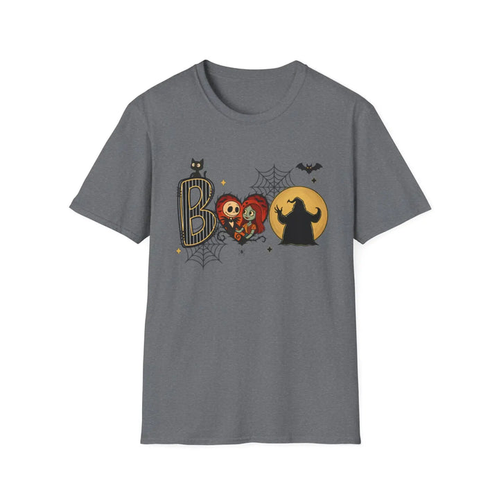 Spooky Season Spirit T Shirt Nightmare Christmas Tee Holiday Hollow Midnight Mischief Top Ghouls & Glee Graphite
