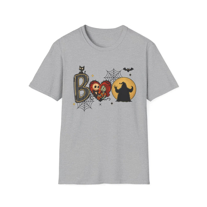 Spooky Season Spirit T Shirt Nightmare Christmas Tee Holiday Hollow Midnight Mischief Top Ghouls & Glee Sport Grey / XS