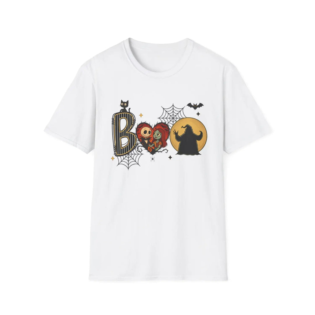 Spooky Season Spirit T Shirt Nightmare Christmas Tee Holiday Hollow Midnight Mischief Top Ghouls & Glee White / S