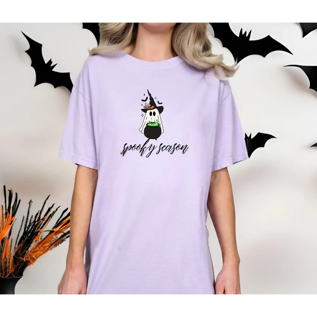 Spooky Season T shirt Halloween Shirt Cute Ghost Tee Unisex Festive Apparel Fall Fashion Top Lover Gift Costume